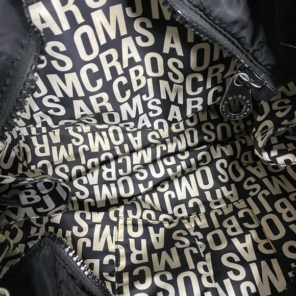 MARC JACOBS Designer Nylon Embroidered Handle Bag Tote Purse Diaper Bag - Picture 3 of 16